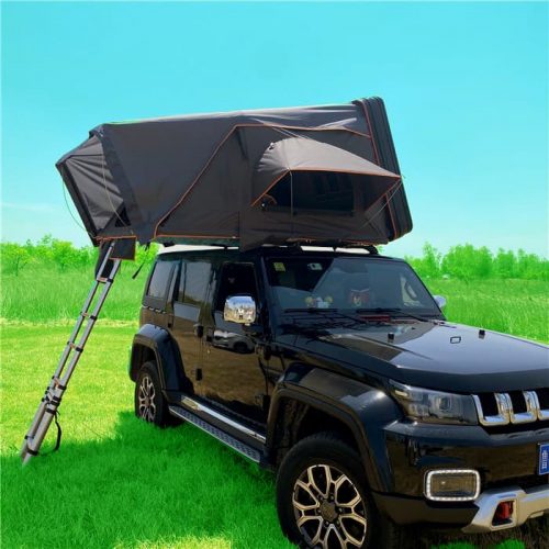 Aluminum shell rollover roof tent-2 A new experience in outdoor camping, enjoy the beauty of nature with a roof tent