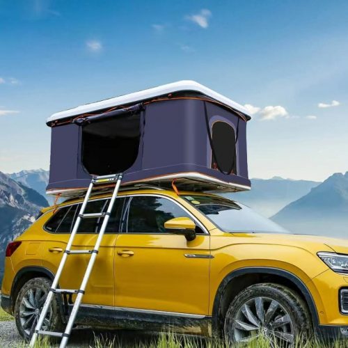 Hard shell direct lifting roof tent-2 Outdoor camping, rooftop tents to accompany you into nature and enjoy the wild fun time